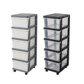 Royaumann Premium Quality of Plastic Storage Drawer Organizer in Rack for Household Storage & Organization