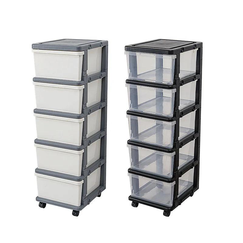 Royaumann Premium Quality of Plastic Storage Drawer Organizer in Rack for Household Storage & Organization