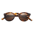 Custom Logo Retro round Mazzucchelli Sunglasses Cellulose Acetate Frame with Tac Lenses Polarized for Optimal Vision