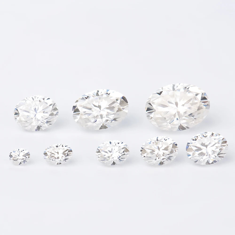 XINGYUE Wholesale White Oval Cut Moissanite 1ct VVS 5X7mm Jewelry Gemstone D Color Synthetic Moissanite Diamond