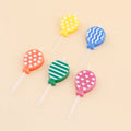 Hot Selling Cake Birthday Candle Balloons Shape No Smoke No Dripping for Kids' Parties Weddings and New Year Easter