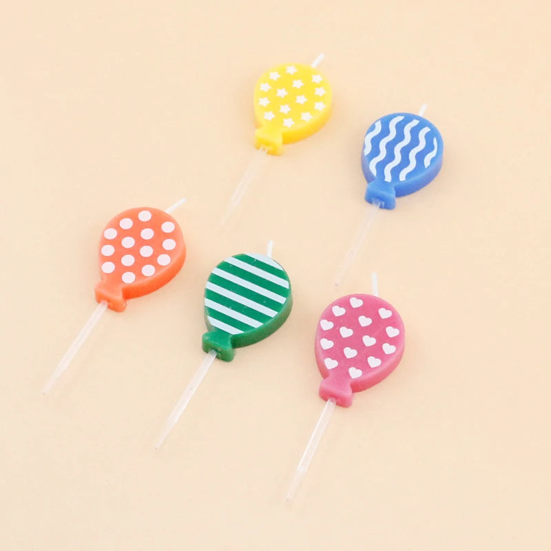 Hot Selling Cake Birthday Candle Balloons Shape No Smoke No Dripping for Kids' Parties Weddings and New Year Easter