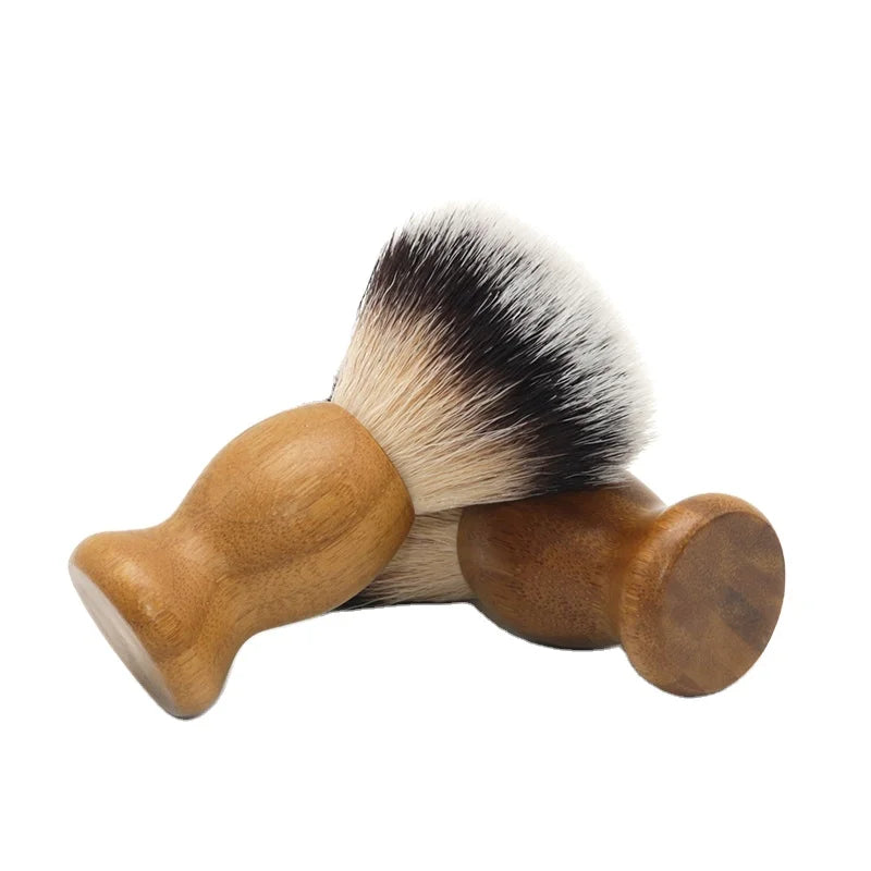 JDK Factory 1pc Wood Shaving Brush Beard Care Foaming Brush
