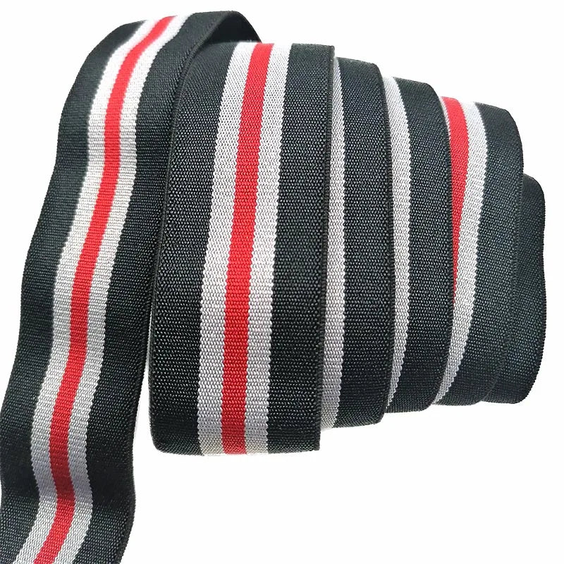 High Quality Custom Durable Elastic Band Jacquard Elastic Webbing for Underpants Flat Bottomed Pants Sports Underwear Handbags