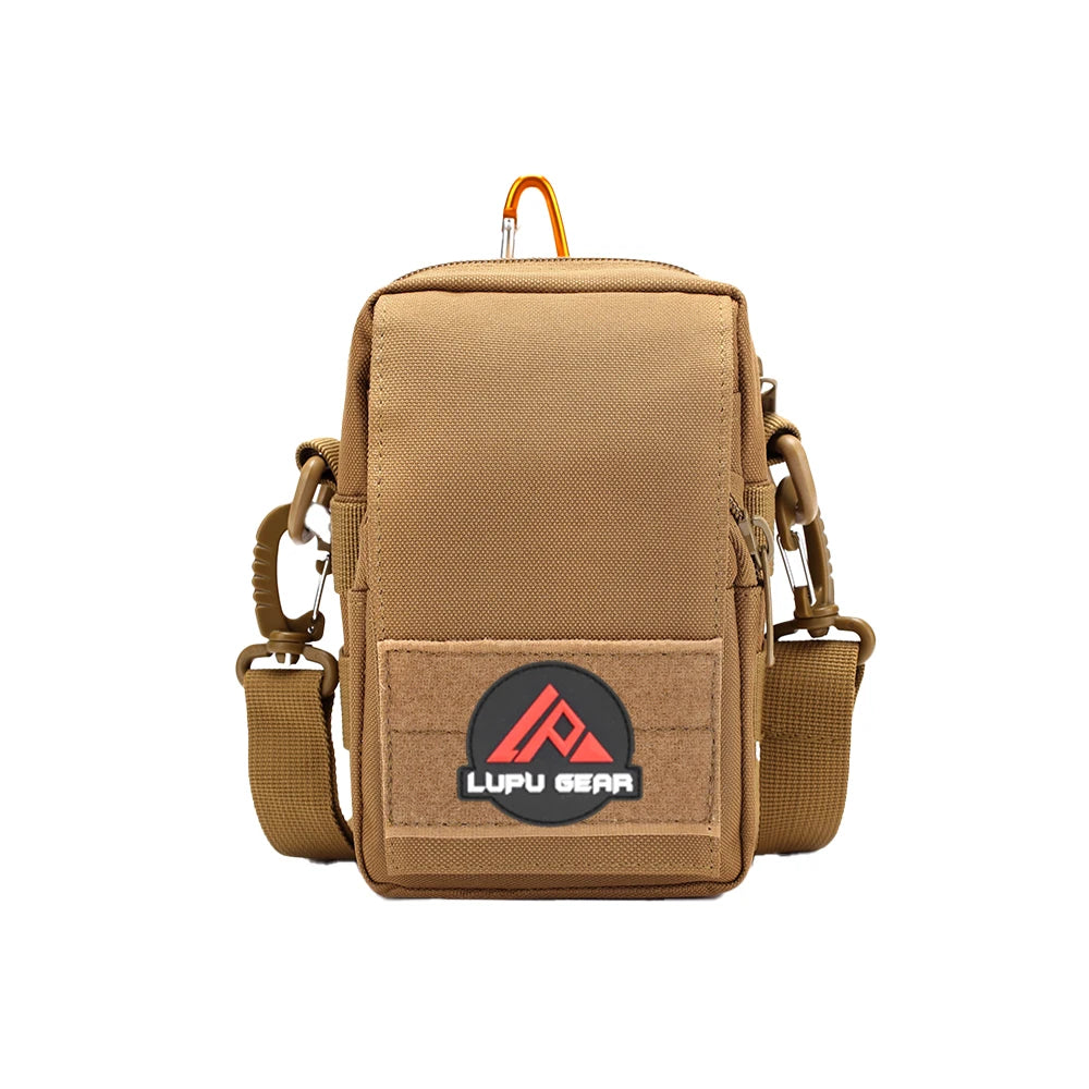 LUPU 2L 900 600D Polyester Waterproof Chest Bag with Zipper Closure 18x10x9cm 0.18kg 6 Colors Fashion Style Pillow Shape for OEM