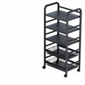 Modern High-End Black Kitchen Rack Thicken Floor-to-Ceiling Foldable for Home Office Dining Warehouse New Release Furniture