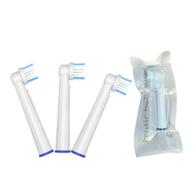 Customized Metal Toothbrush Replaceable Head Double Replaceable Toothbrush Head Rotation Toothbrush Heads