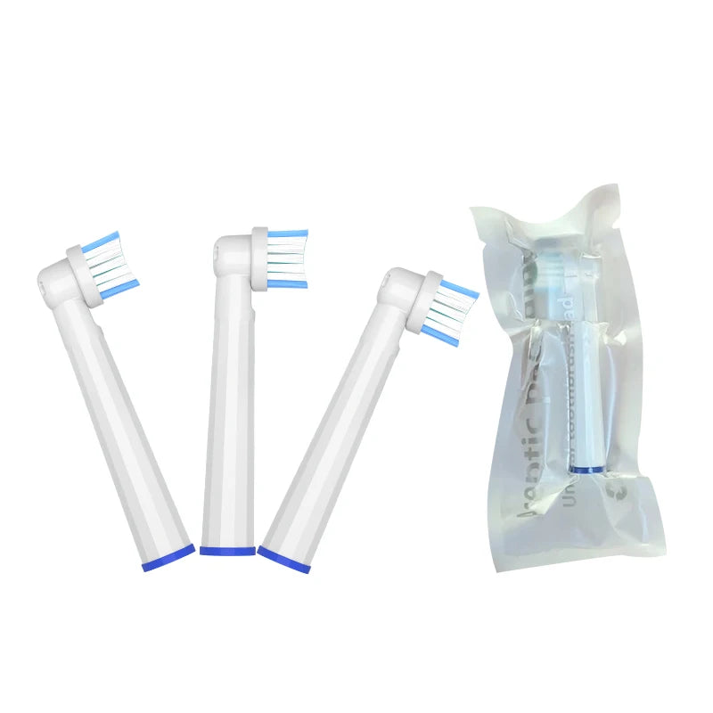 Customized Metal Toothbrush Replaceable Head Double Replaceable Toothbrush Head Rotation Toothbrush Heads