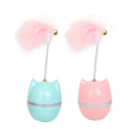 Factory Wholesale Tumbler Feather Cat Spring Toy Interactive Cat Ball Toy