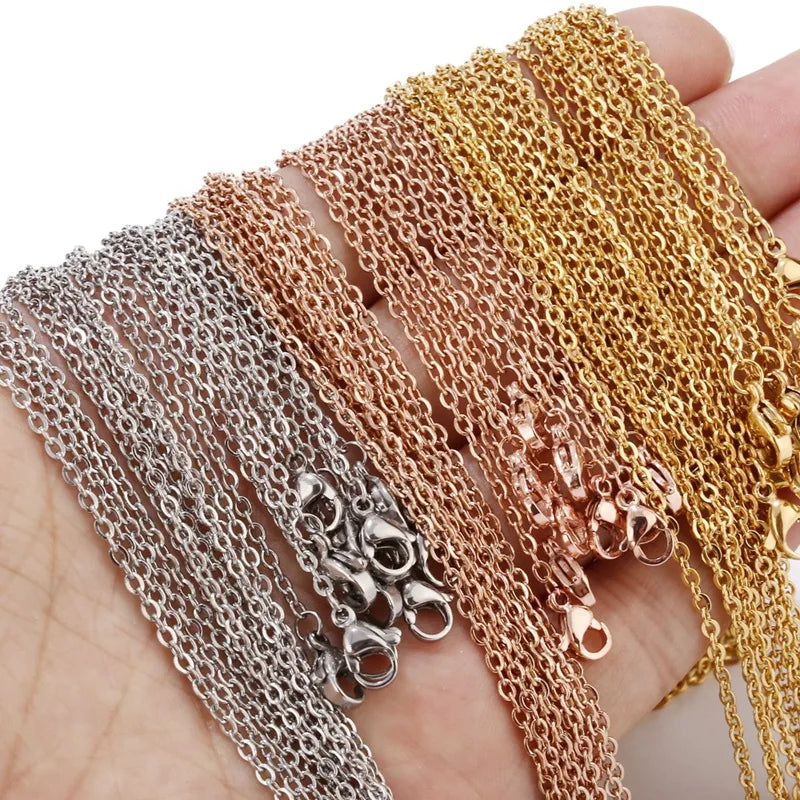 Wholesale Pendant Chains Cross Chain Pendant Necklace Lobster Clasps Jewelry Accessories