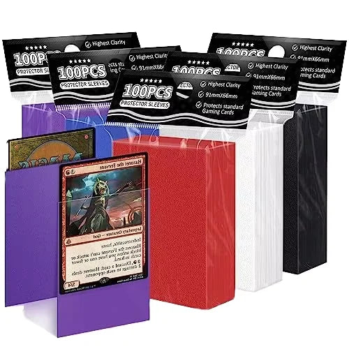 Colorful Yu Gi Oh Card Magic Plastic Sleeve Protector PP Business Card Sleeve