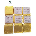 China Factory Selling Golden Square Pure Puer Tea Cake Health and Slimming Fermented Loose Pu'er Tea Cake