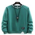 Bestselling Soft Comfortable Breathable Casual Regular Fit Neck Long Sleeved Men's Solid Color Eco-Friendly Spring Double-Layer