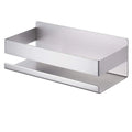 Self Adhesive Bathroom Shelf Stainless Steel Wall Mounted Shower Organizer Rack