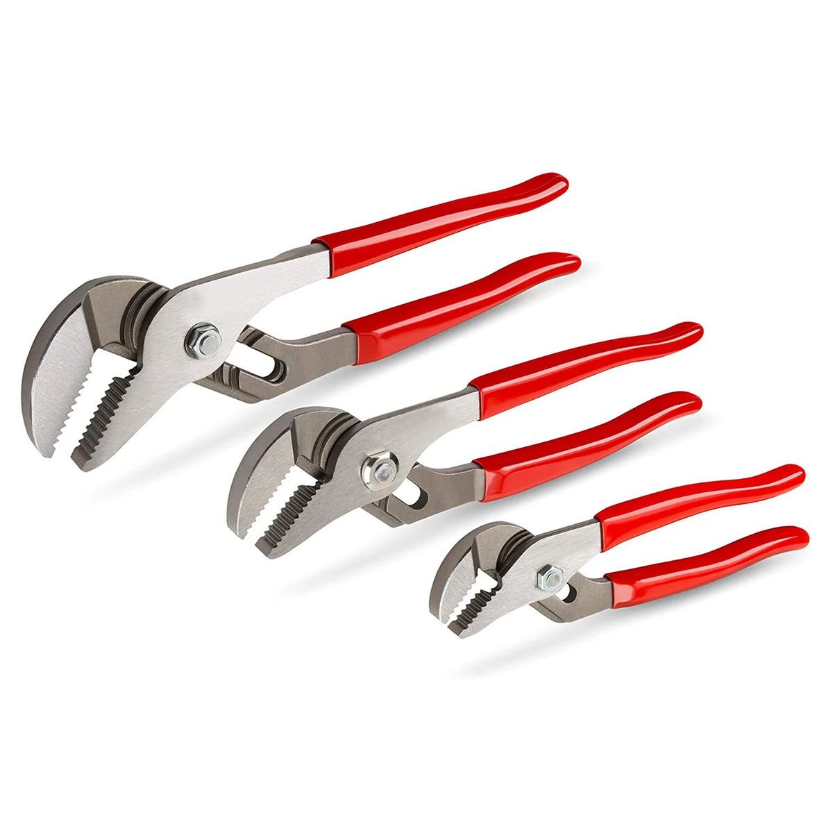 YUHANG 3-Piece CRV Material Groove Joint Pliers Set DIY Grade Metric Measurement OEM for Water Pump Pliers Sizes 7 10 12-3/4 In.