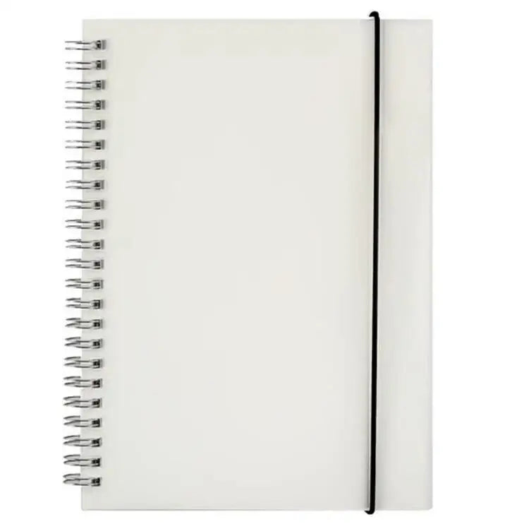 Wire Wound Spiral Notebook Hardcover Dot Grid Notebook B5