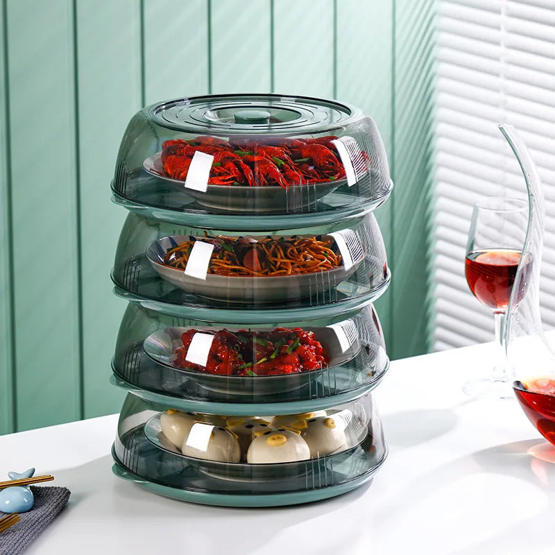 New Multifunction Eco-friendly Kitchen Food Fresh Cover Keeping Insulation Multi-layer Food Dish Cover