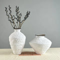 Modern Vintage Antique Ceramic Vase Home Decorative Porcelain Ornaments for Living Room Artificial Flower Apparatus Countertop
