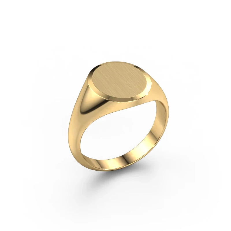 Wholesale 925 Sterling Silver Ring Gold Plated S925 Sterling Silver Signet Ring for Men