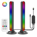 Energy Saving Rhythm  Smart Music Gaming Lights Colorful Infinite Mirror  Lamp Sound Activated Remote Control  Music Stand Light