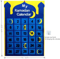 Ramadan Calendar with 26.8X19.7 InchEid Mubarak Countdown CalendarAdvent Muslim Calendar