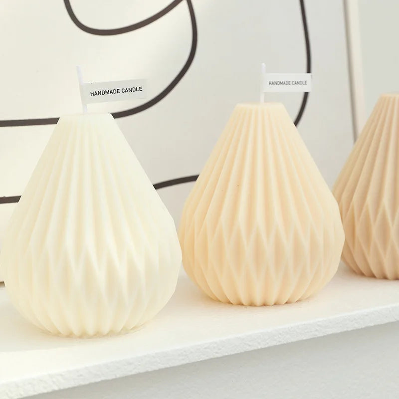 Diverse Appearances Geometric Large Candle Plant Fragance Essentiol Natural Candle for Commercial Activity