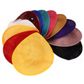 European and American Pure Color Asymmetric  Hemp Hat Embryo Bridal Dome Top Hat Bottom Hat Blank
