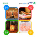 Wholesale Pink Himalayan Salt Rock Block Carved Wall Panel and Tiles for Home Decoration for Sauna Room