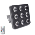 U`King 9LEDs Remote Control Square Par Lights Stage Lighting