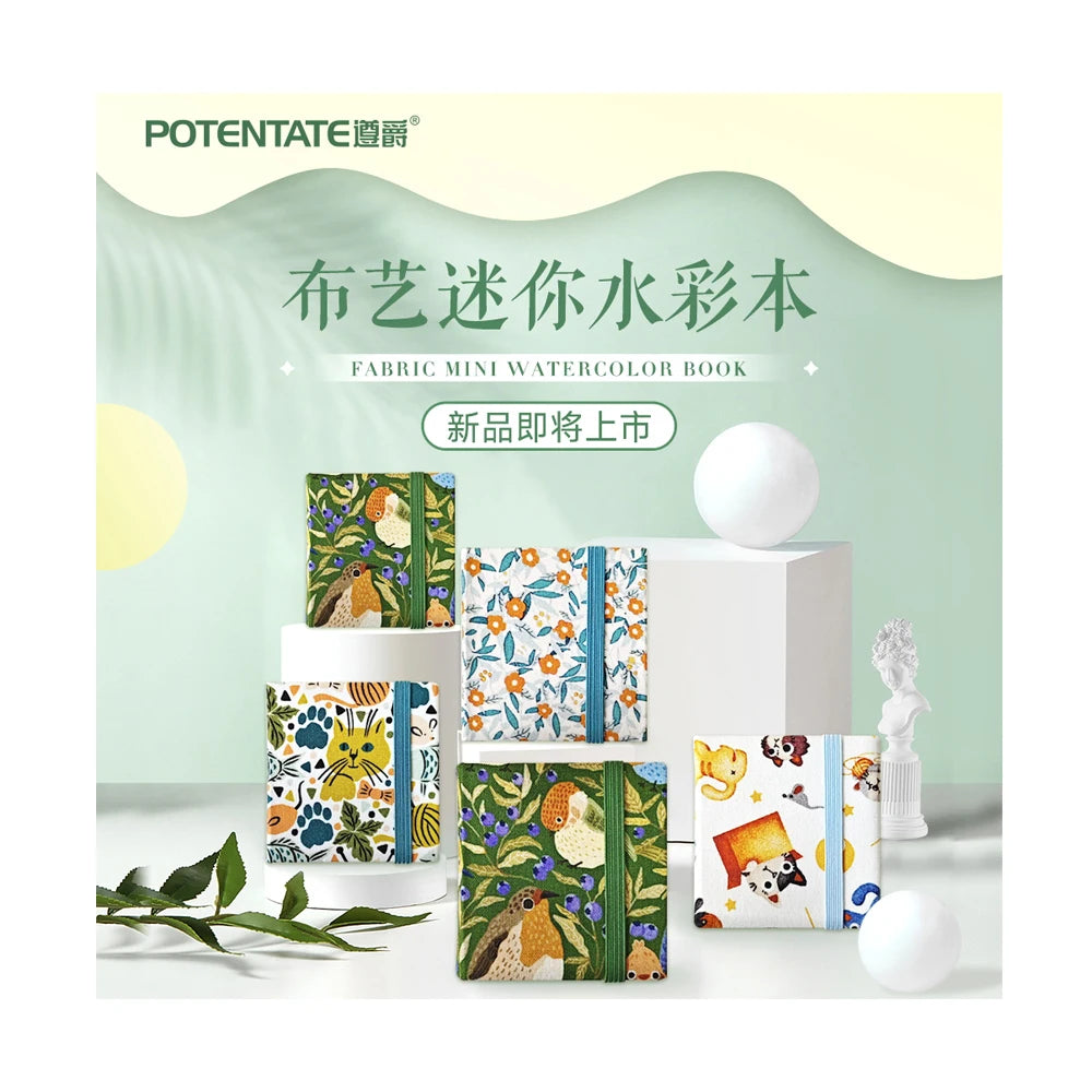 100% Cotton Potentate Mini Artist Painting Watercolor Paper Handbook Journal