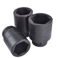 Complete 25mm Square Hexagon Socket Cannon Sleeve Tool Set with Chromium-Molybdenum Steel for Automobile & Industrial Use