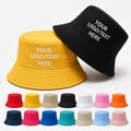 Custom Embroidered Cotton Bucket Hat Manufacturer Printed Logo Summer Sun Hat for Men Women