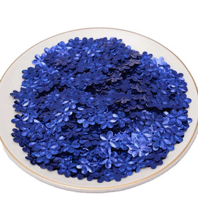 15mm Diy Accessories Shiny Sparkle Sequins Embellish 6-pedal plum Flower Costume Dress Shoes Bag Decorative PVC Glitter Sequins