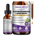 OEM Ashwagandha Root Extract Liquid Supplement Drops Nervine Neuroprotective for Adults Helps Alleviate Stress Regulate