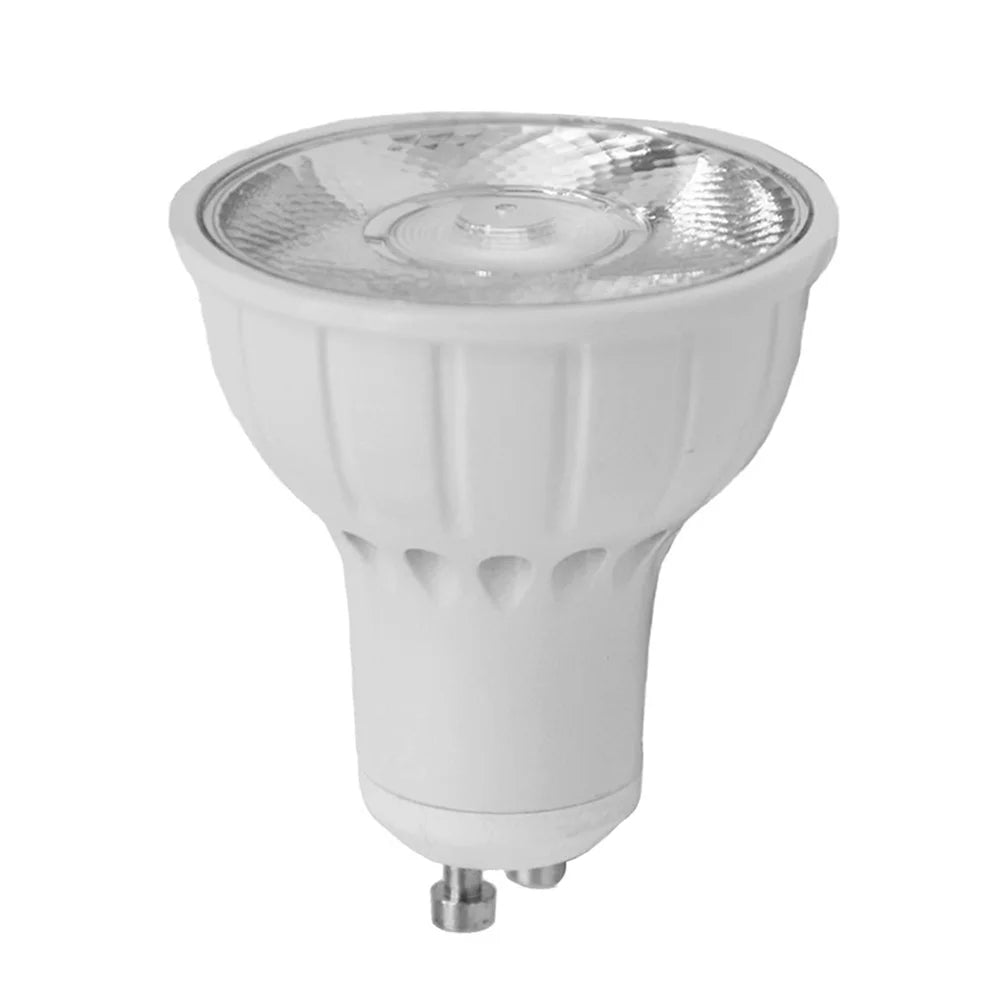 Flickering Free 7W 8W CRI95 COB GU10 LED Spot Narrow Beam Angle 10 Degree Gu10 Track Light Interior LED Dimmable Mr16 Spotlight