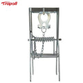 Outdoor Reusable Silver Solid Galvanized Steel Eco-Friendly All-Season Scissor Mole Trap