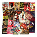 46Pcs Nostalgic Retro Movie Poster Decorative Stickers for Home Wall Door Bottle Laptop Waterproof Custom DIY Label