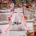 Custom Satin Drawstring Wedding Gift Pouch Linen Silk Mesh PU Suede-Velvet Jewelry Pouch Logo Custom Color Size for Promotions
