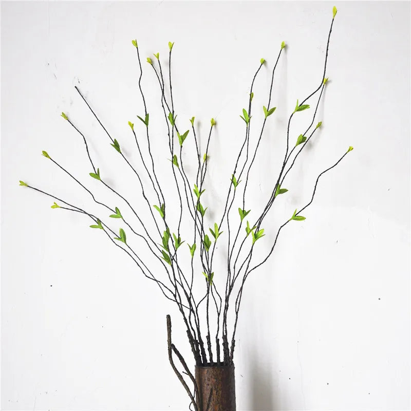 YOPIN-108 Cheap Artificial Willow Branches Faux Tree Branches and Leaves