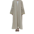 2024 Eid Ramadan Dubai Embroidery Abaya Maxi Dress Islam Arab Robe Women Cardigan Open Abaya Kimono