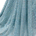 FB003 Factory New square Glass Design Crystal Mesh Fabric 3*3mm Glass Rhinestone Fabric
