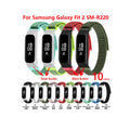 ShanHai Nylon Loop Colorful Sport Bracelet for Samsung Galaxy Fit 2 SM-R220 Watch Band Wrist Strap for Galaxy Fit2