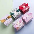 Customized Wedding Gift Box Party Favor Candy Box With Ribbon