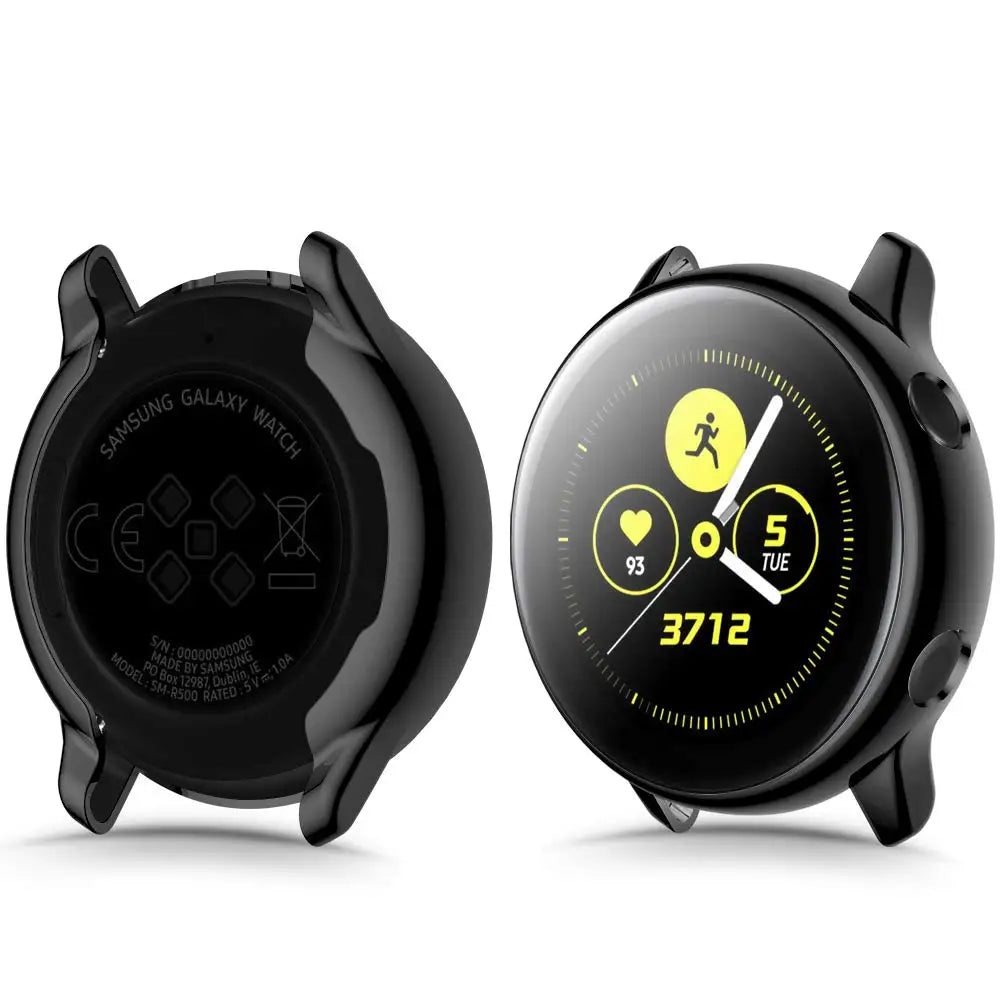 Screen Protector+Case for Samsung Galaxy Watch Active 2 44mm 40mm TPU All-Around Cover Bumper+Film Watch Accessories