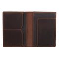 Wholesale Custom Pocket Business Card Holder Wallet Travel Passport Wallet Case Bag Genuine Leather Card Holder