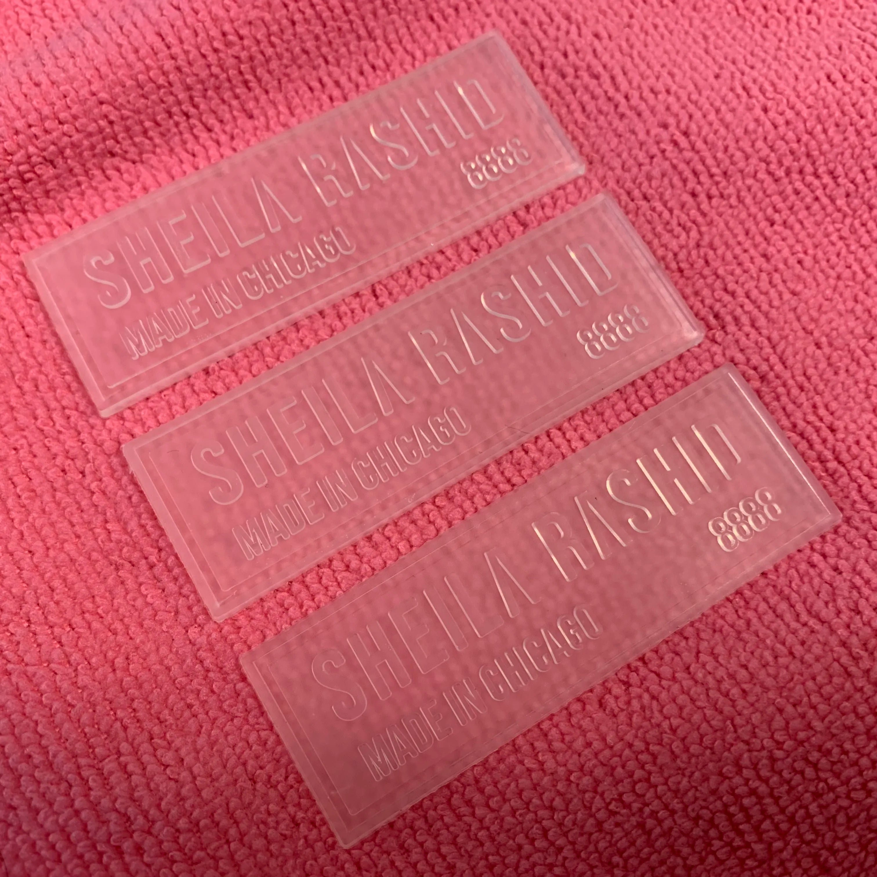 Eco-friendly Frosted Transparent PVC Rubber Labelperfect 3D Raised logo All clear Silicone Rubber Patch