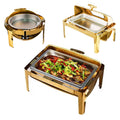 Other Hotel Catering Set Roll Top Chafing Dishes Buffet Stove Food Warm for Restaurant Serving
