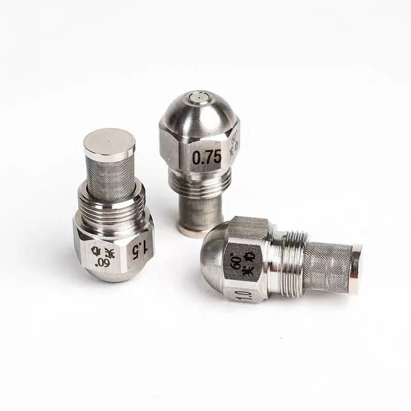 China Production BSPT 9/16'' Stainless Steel Small Waste Oil Burner Nozzle for Gas Burning