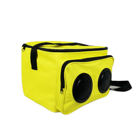 TR Large Insulated Polyester Cooler Bag Built-in for Speakers 12L Capacity 5-Day Ice Retention for Food Cans Outdoor