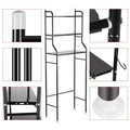 3-Shelf Space-Saving Metal Toilet Rack Bathroom Shelving Unit for Over-Toilet Storage for Bedroom Living Room or Laundry Use